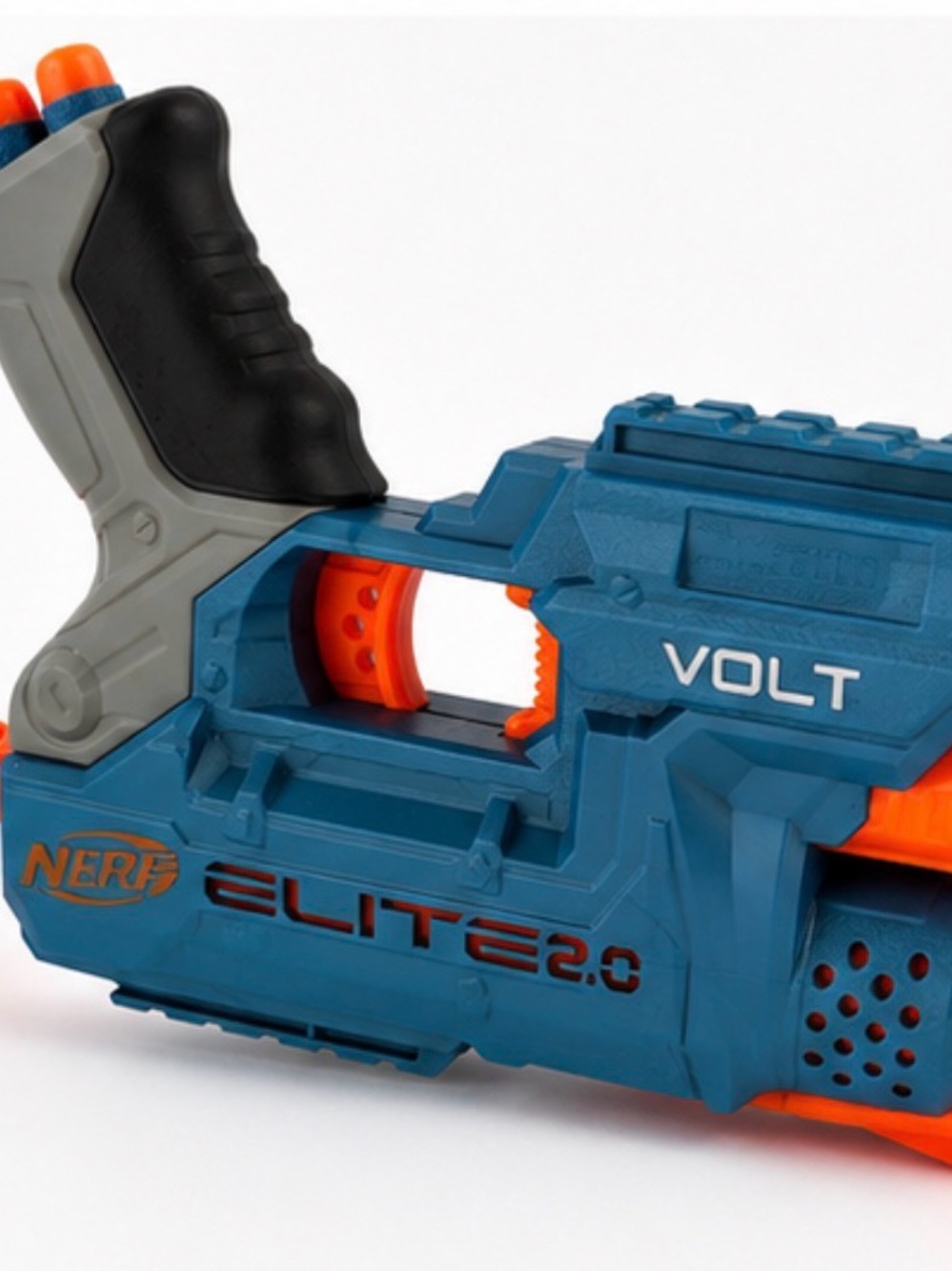 Nerf Blue and Orange Rapid-Fire Dart Blaster, excellent condition